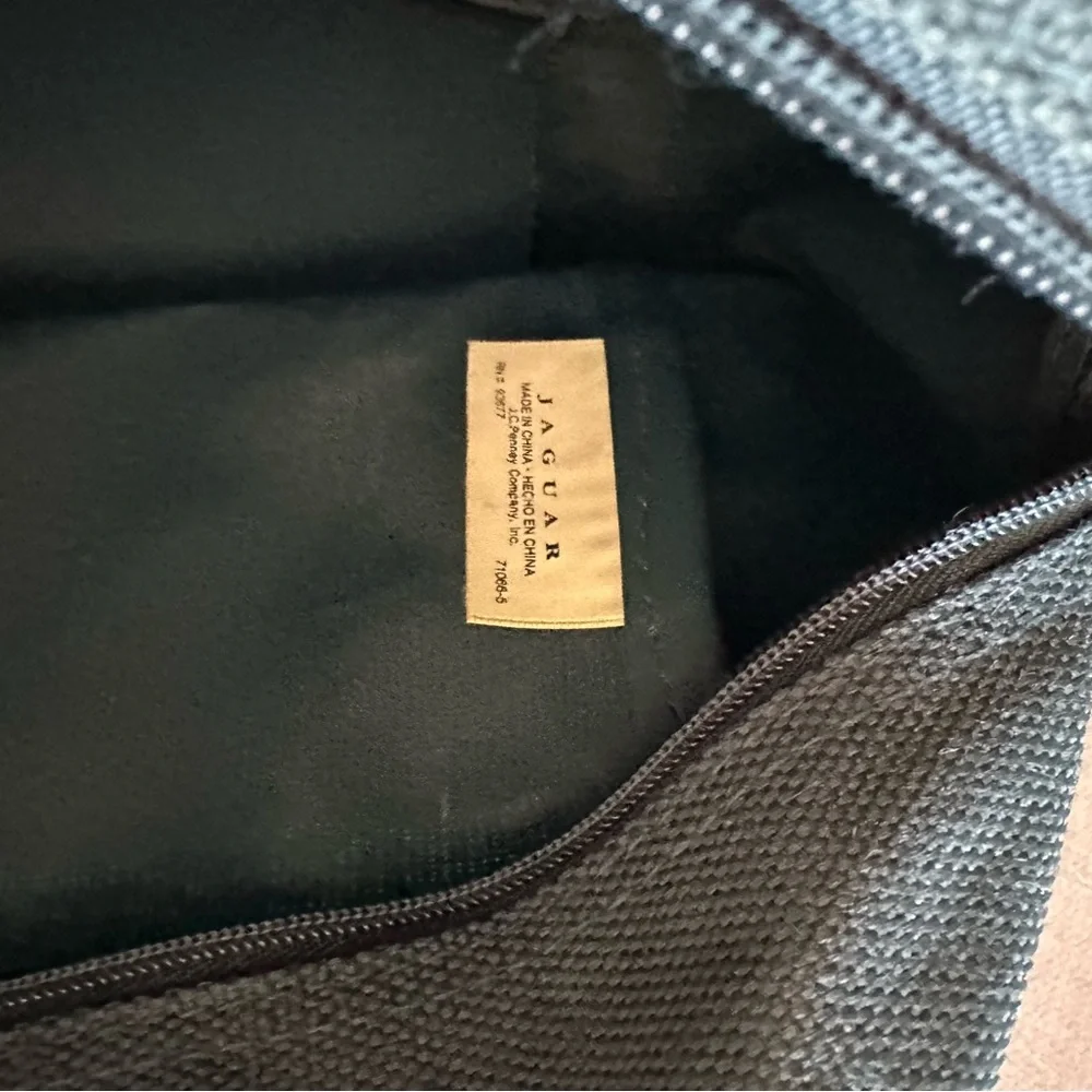 Vintage Jaguar men’s weekender Bag. Teal Messenger Bag